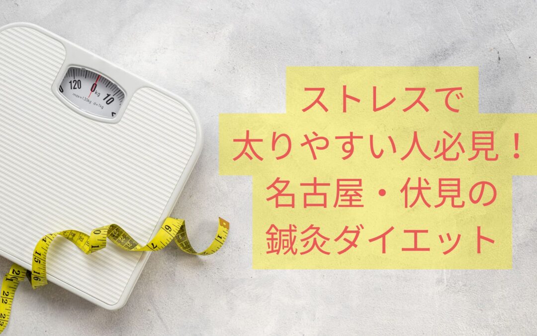 ストレスで太りやすい人必見！名古屋・伏見の鍼灸ダイエット